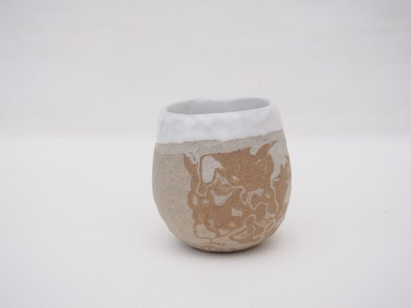 Cup Mini Carved - Sandstone