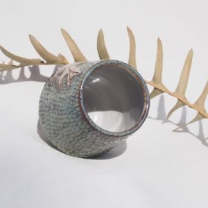 Small Pod Vase - Banksia Leaf Seafoam - Image 3