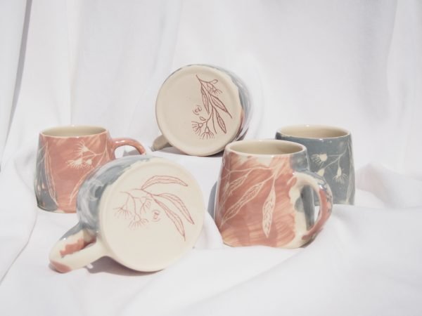 Monoprint Mug - Eucalyptus No. 1