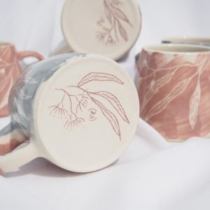Monoprint Mug - Eucalyptus No. 1 - Image 4