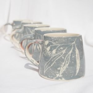 Monoprint Mug - Eucalyptus No. 1 - Image 2
