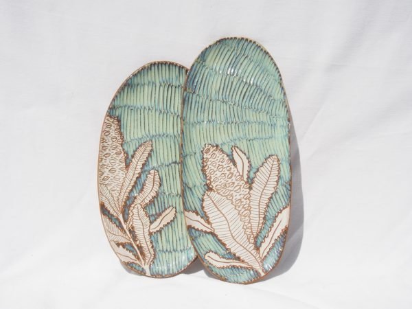 Platter - Banksia in Turquoise